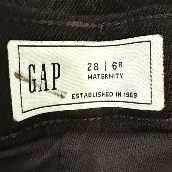 Gap jeans maternity true waistband full panel ultra soft baggy Jean size 28 6 - Picture 5 of 8